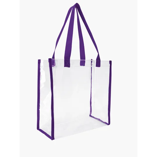 Good Value™ Clear Game Tote, 12 x 12 x 6 in. PVC Vinyl Stadium Bag — view 6