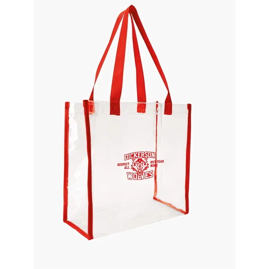 Good Value™ Clear Game Tote, 12 x 12 x 6 in. PVC Vinyl Stadium Bag — view 18