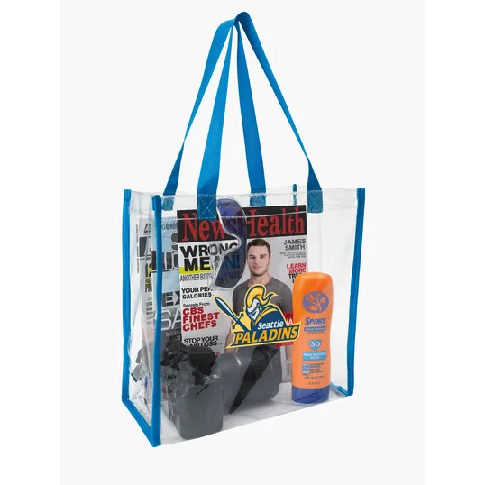 Good Value™ Clear Game Tote, 12 x 12 x 6 in. PVC Vinyl Stadium Bag — view 17