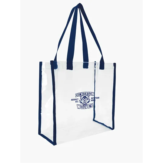 Good Value™ Clear Game Tote, 12 x 12 x 6 in. PVC Vinyl Stadium Bag — view 34