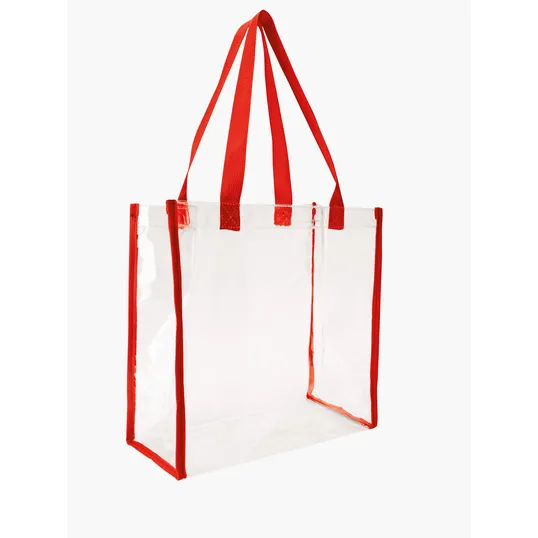 Good Value™ Clear Game Tote, 12 x 12 x 6 in. PVC Vinyl Stadium Bag — view 4