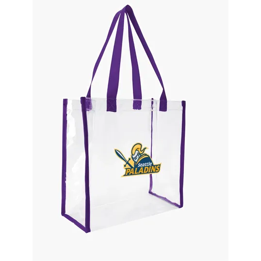 Good Value™ Clear Game Tote, 12 x 12 x 6 in. PVC Vinyl Stadium Bag — view 32