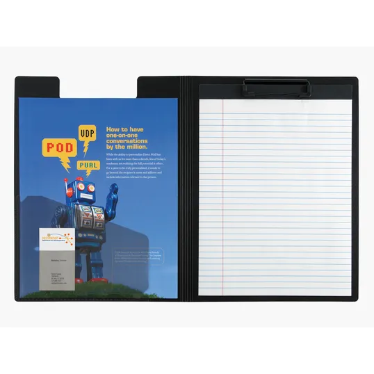 Good Value™ Clipboard Folder with Writing Pad — view 2