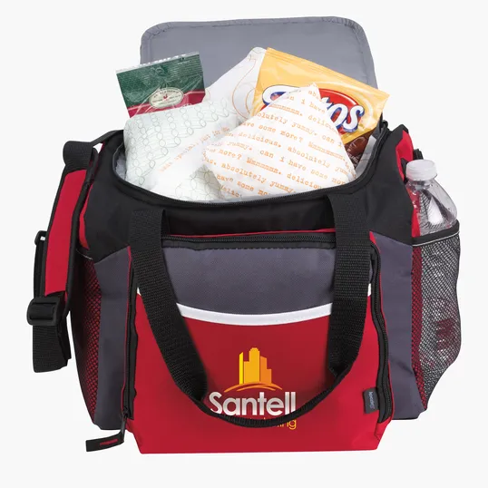 Koozie® 12-Can Duffel Cooler with Mesh Side Pockets — view 9