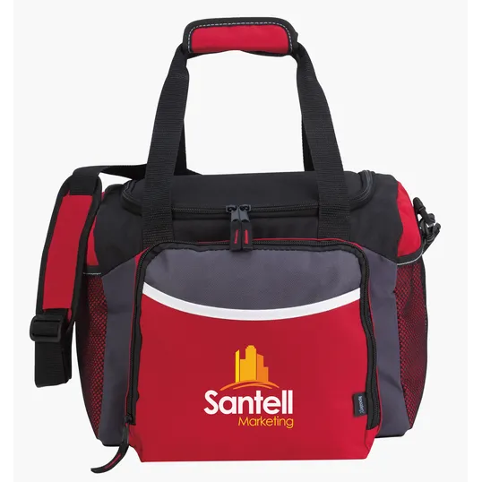 Koozie® 12-Can Duffel Cooler with Mesh Side Pockets — view 8