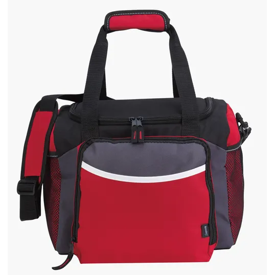 Koozie® 12-Can Duffel Cooler with Mesh Side Pockets — view 3
