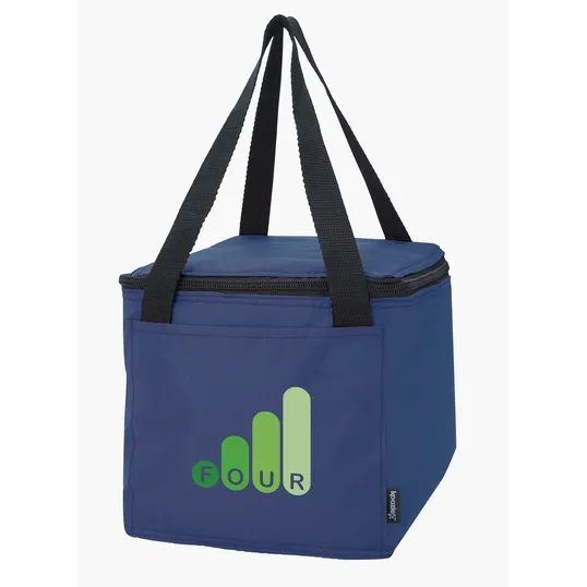 Koozie® Square Cooler Bag with Zippered Main Compartment — view 6