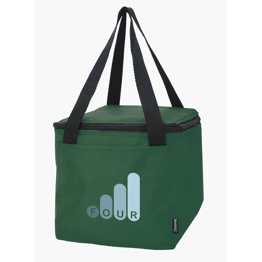 Koozie® Square Cooler Bag with Zippered Main Compartment — view 8