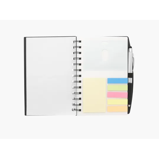 Good Value™ 5" x 7" Ruler Notebook with Flags and Stylus Pen