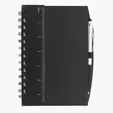 Good Value™ 5" x 7" Ruler Notebook with Flags and Stylus Pen — view 7