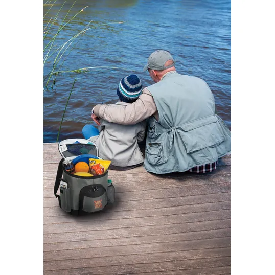 Koozie® Cooler Backpack with Heat-Sealed PEVA Liner — view 18