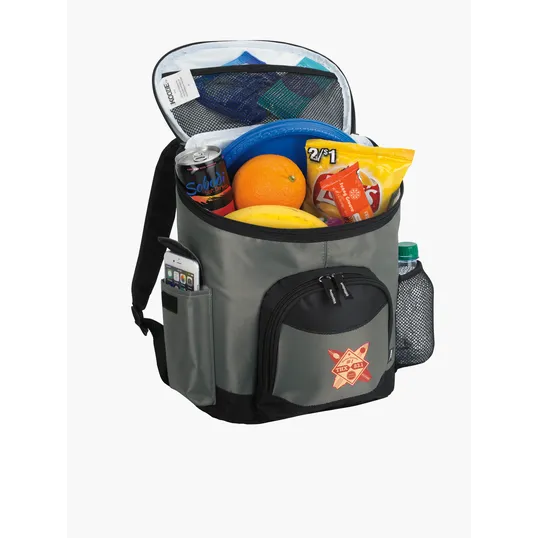 Koozie® Cooler Backpack with Heat-Sealed PEVA Liner — view 12