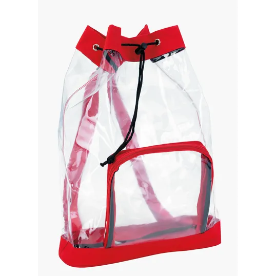 Good Value™ Clear Cinch Backpack with Drawstring Closure — view 2