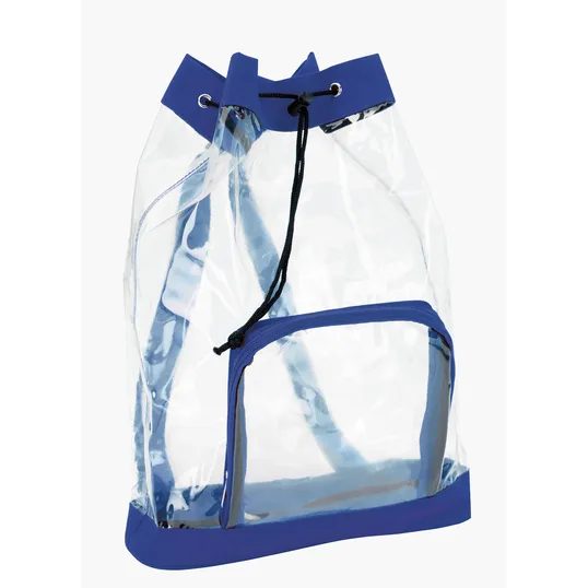 Good Value™ Clear Cinch Backpack with Drawstring Closure — view 5