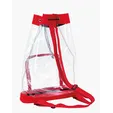 Good Value™ Clear Cinch Backpack with Drawstring Closure — view 3