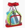 Good Value™ Clear Cinch Backpack with Drawstring Closure — view 4