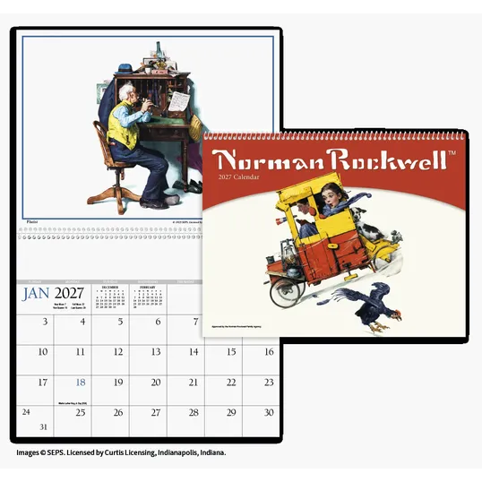 HotLine® Products Rockwell Wall Calendar — view 6
