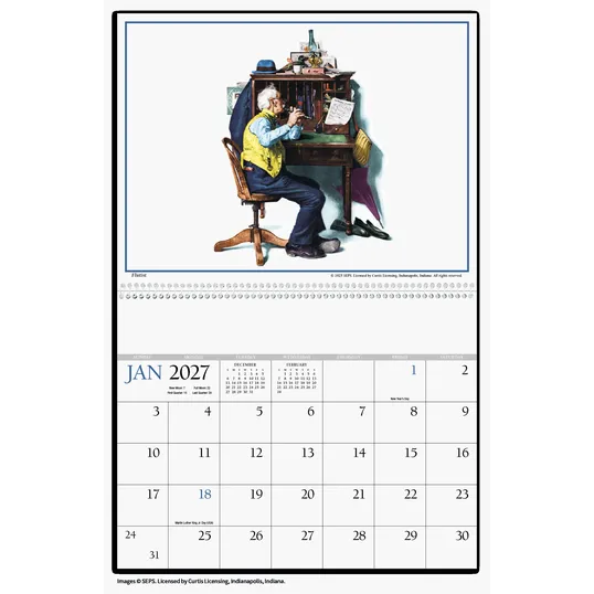 HotLine® Products Rockwell Wall Calendar — view 5