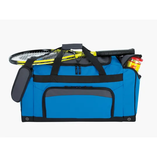 Bungee Top Duffel Bag with Zippered Pockets — view 4