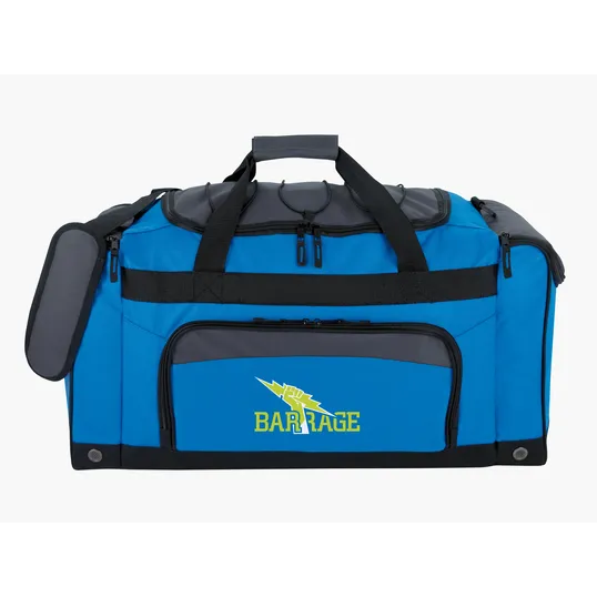 Bungee Top Duffel Bag with Zippered Pockets — view 7