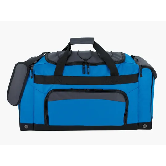 Bungee Top Duffel Bag with Zippered Pockets — view 2