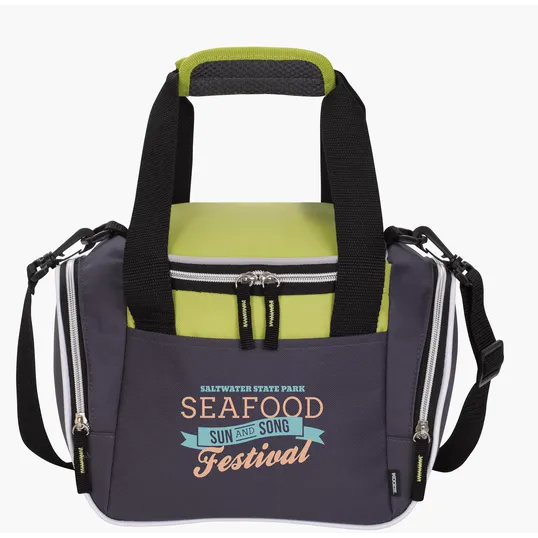 Koozie® Lunch Duffel Cooler with Zippered Pockets — view 7