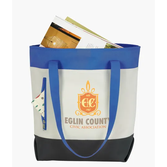 Good Value™ Color Zip Tote, 600D Polyester — view 18
