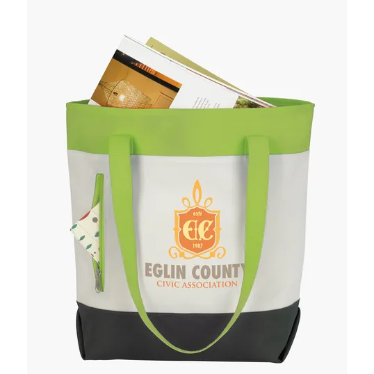 Good Value™ Color Zip Tote, 600D Polyester — view 22