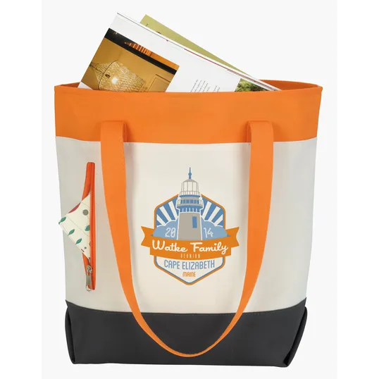 Good Value™ Color Zip Tote, 600D Polyester — view 12