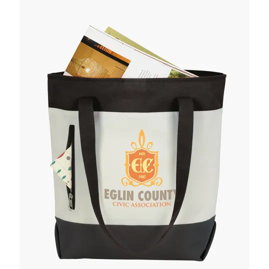 Good Value™ Color Zip Tote, 600D Polyester — view 19