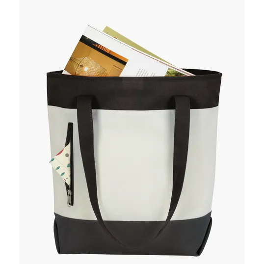 Good Value™ Color Zip Tote, 600D Polyester — view 8