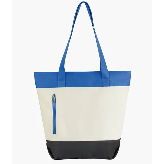Good Value™ Color Zip Tote, 600D Polyester — view 5
