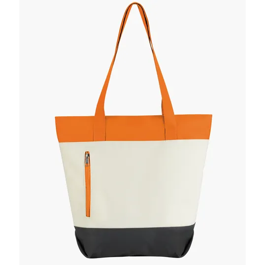 Good Value™ Color Zip Tote, 600D Polyester