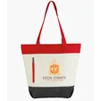 Good Value™ Color Zip Tote, 600D Polyester — view 14