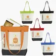 Good Value™ Color Zip Tote, 600D Polyester — view 23