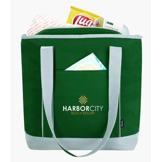 Koozie® Lunch-Time Cooler Tote, 600D Polyester — view 8