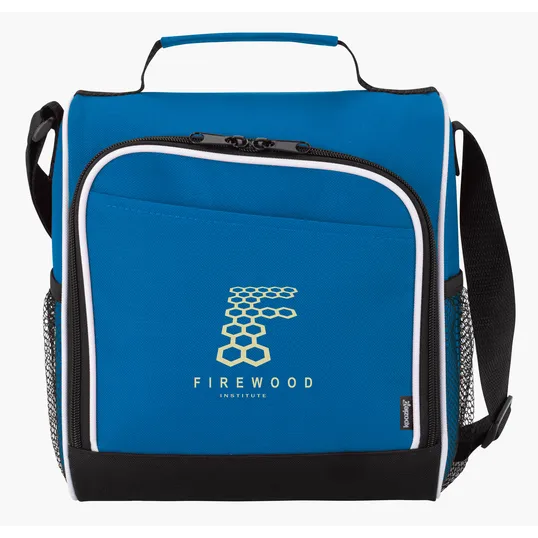 Koozie® Flip-Open Cooler with Shoulder Strap — view 6