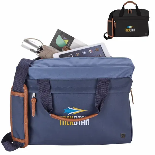 KAPSTON® Jaxon Briefcase with Padded Laptop Sleeve — view 12