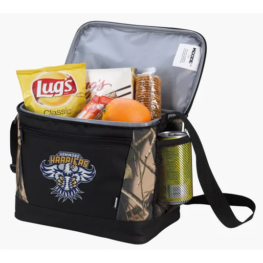 Koozie® Camouflage Lunch Cooler Bag with Zippered Compartment — view 4