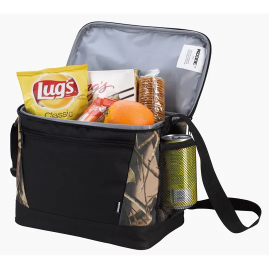 Koozie® Camouflage Lunch Cooler Bag with Zippered Compartment — view 2