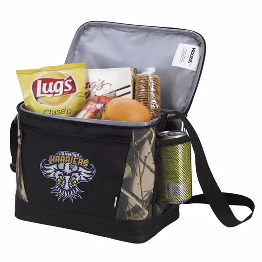 Koozie® Camouflage Lunch Cooler Bag with Zippered Compartment — view 6