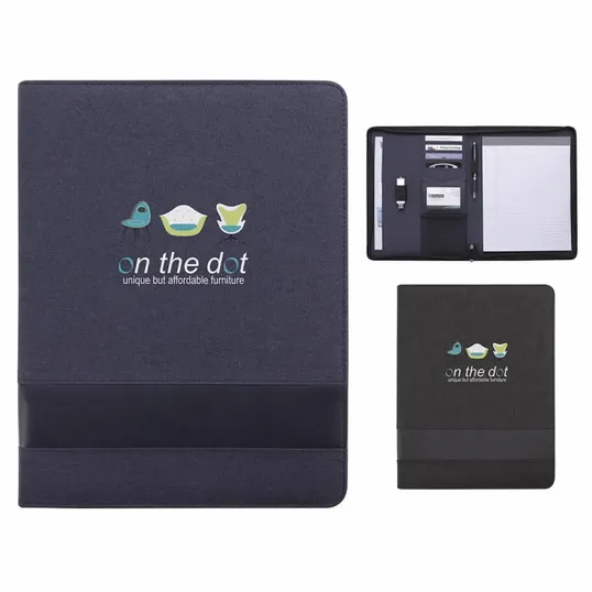 Trade Zippered Padfolio with Lined Writing Pad — view 8
