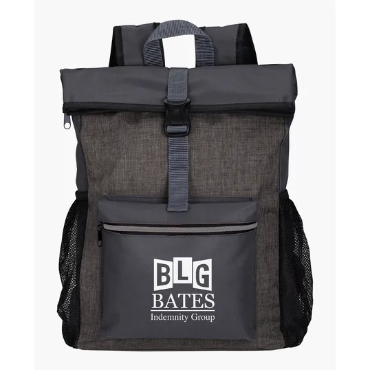 Tuck Backpack with Fold-Over Top and Laptop Sleeve — view 5