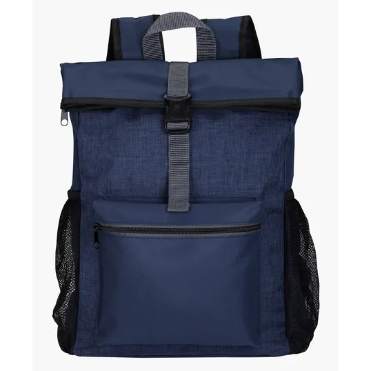 Tuck Backpack with Fold-Over Top and Laptop Sleeve — view 2