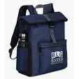 Tuck Backpack with Fold-Over Top and Laptop Sleeve — view 6