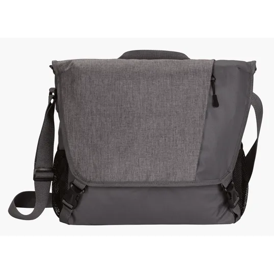 Tuck Messenger Bag with Fold-Over Buckle Top