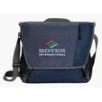 Tuck Messenger Bag with Fold-Over Buckle Top — view 7