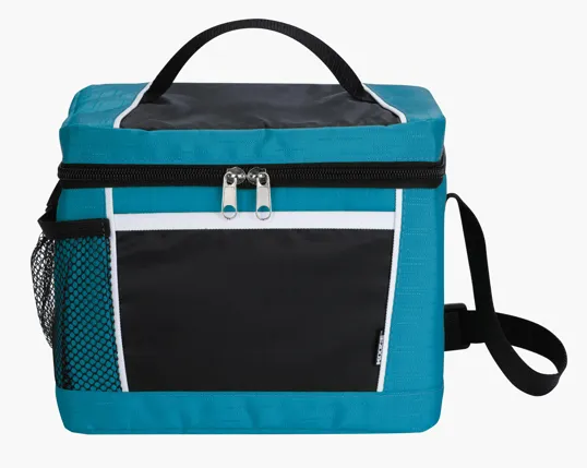 Koozie® Lunch Break Cooler Bag, 210D Polyester Six-Pack — view 2