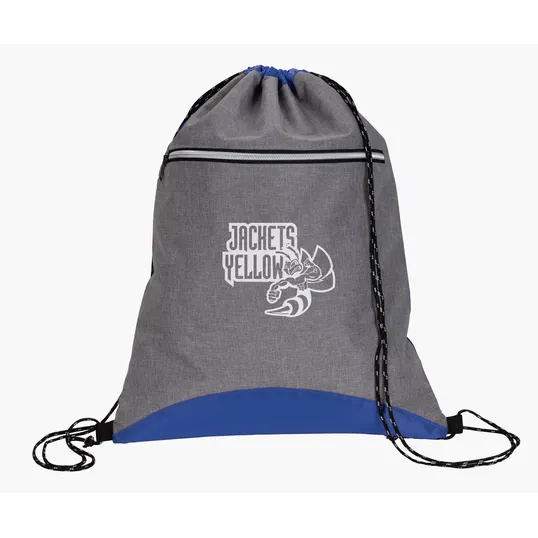 Good Value™ Two Tone Sport Drawstring Backpack, 210D Polyester — view 13