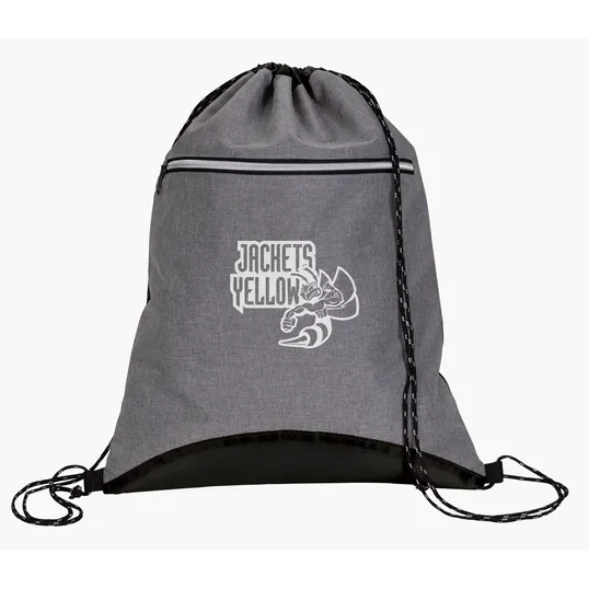 Good Value™ Two Tone Sport Drawstring Backpack, 210D Polyester — view 7